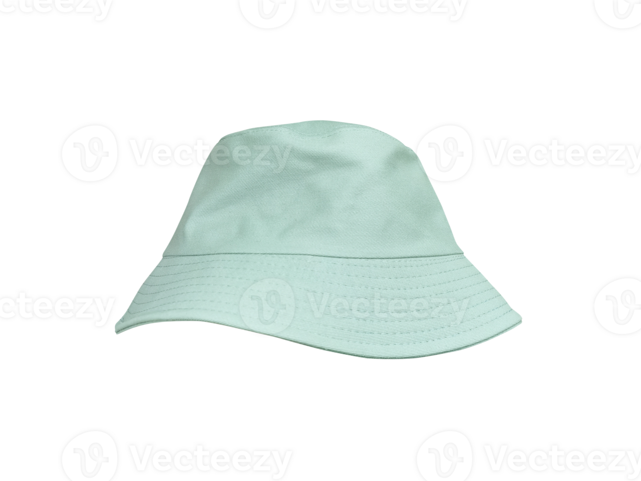 Green bucket hat PNG transparent