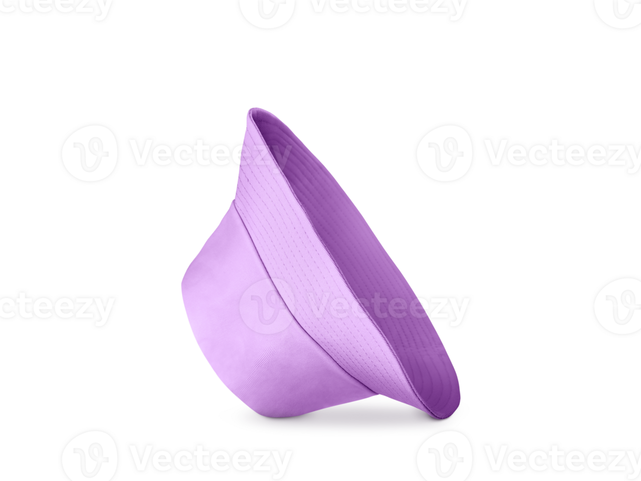 purple bucket hat isolated PNG transparent