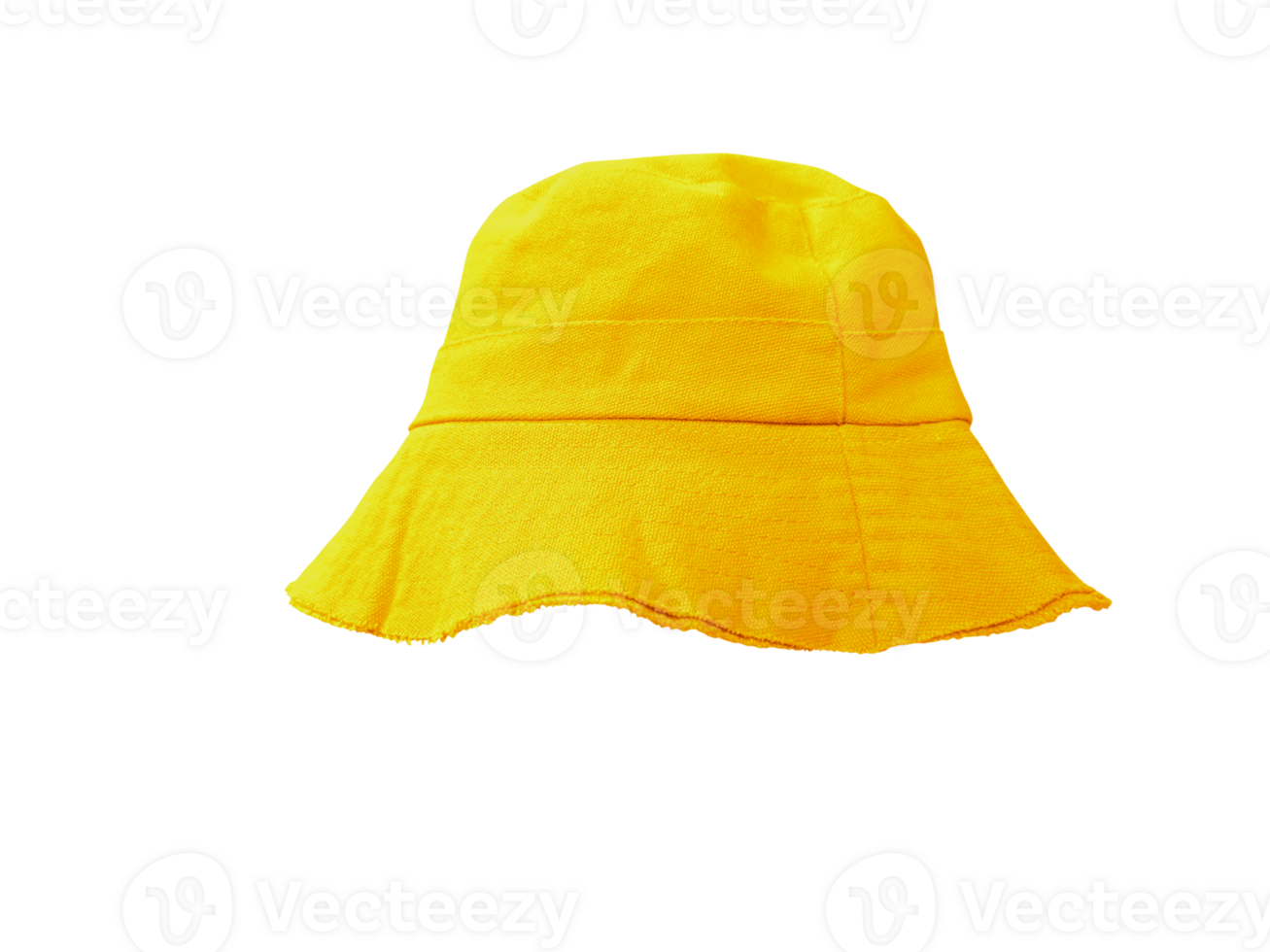 yellow bucket hat PNG transparent
