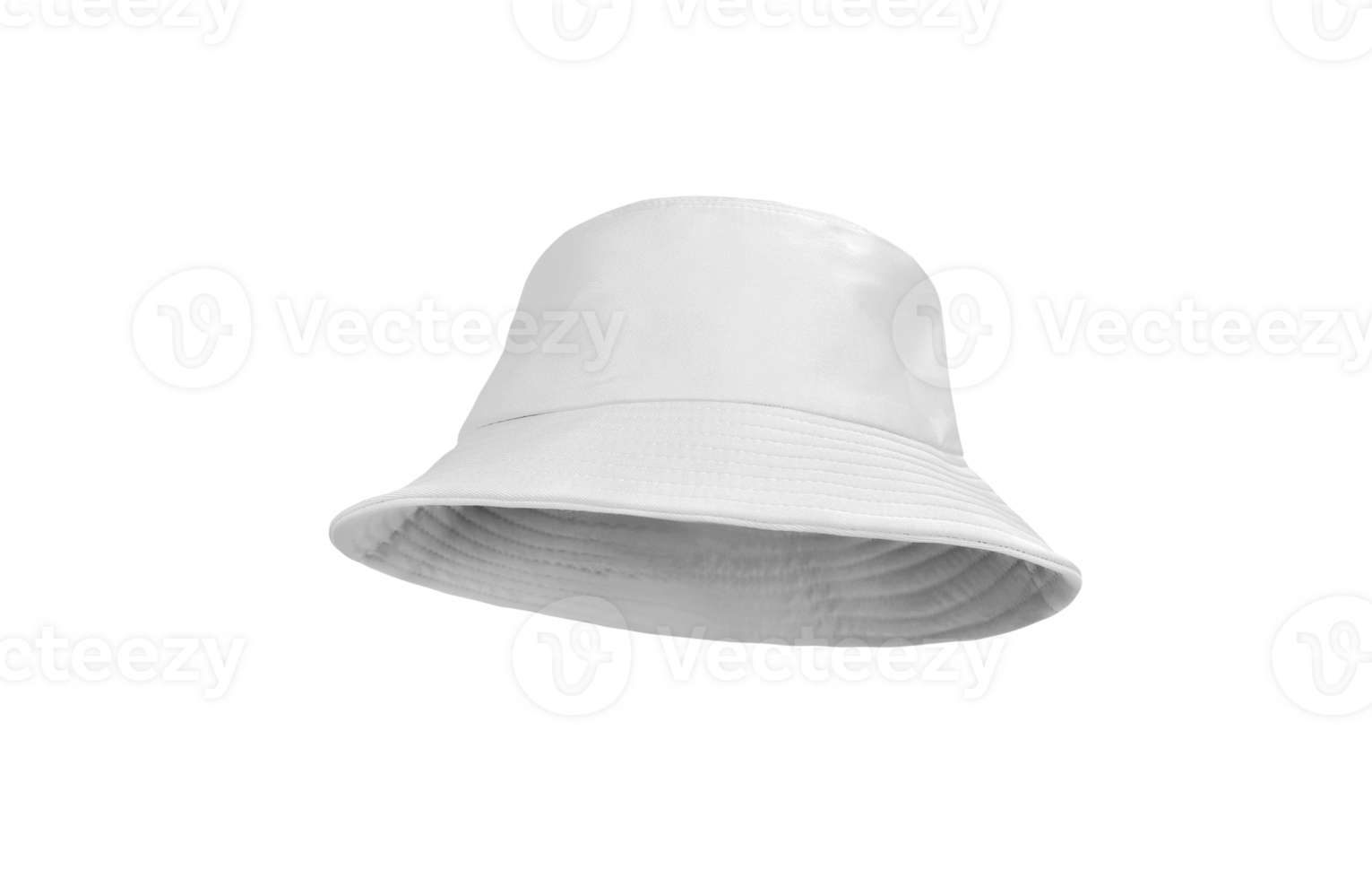 White bucket hat  PNG transparent