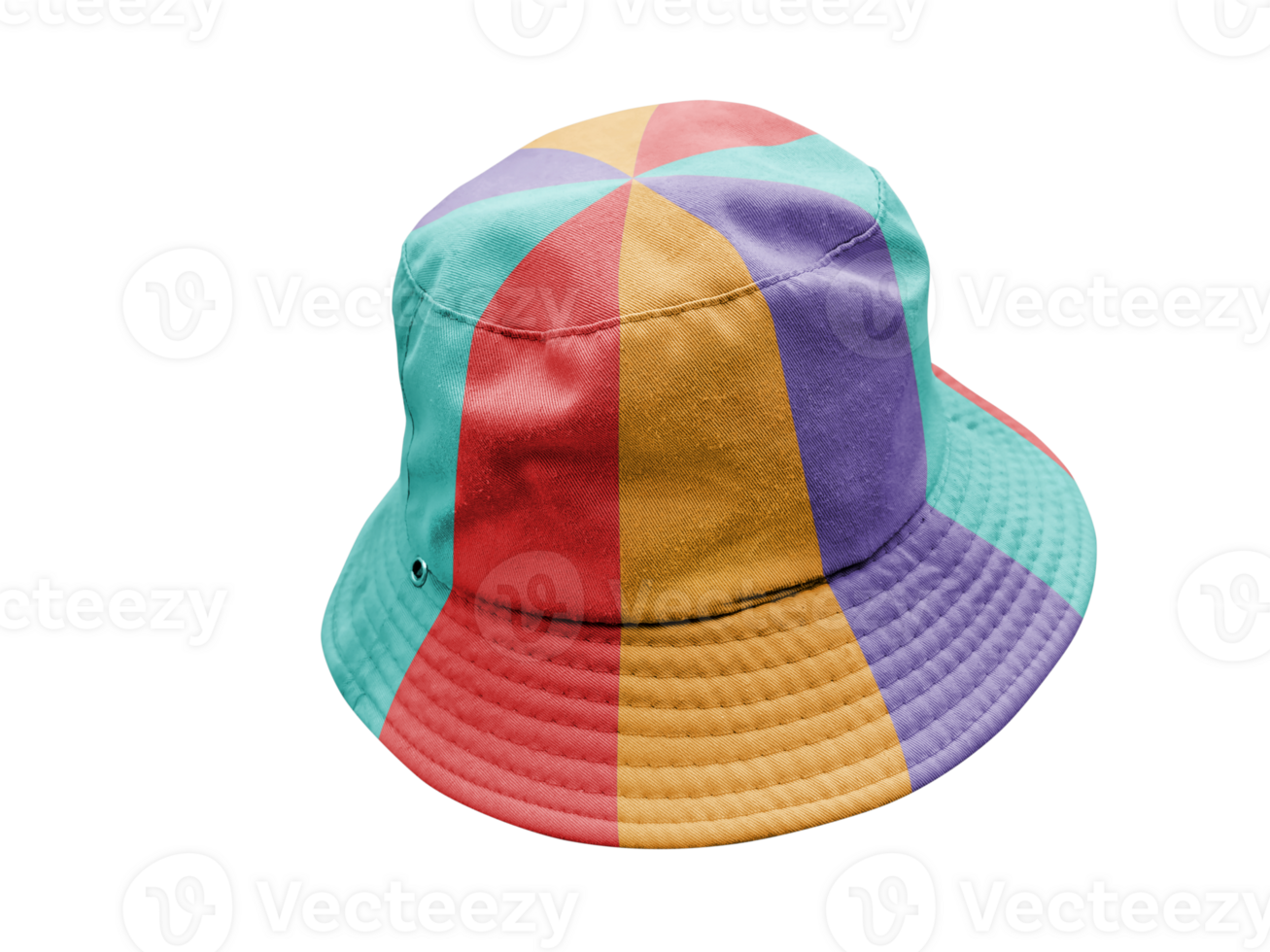colorful bucket hats PNG transparent