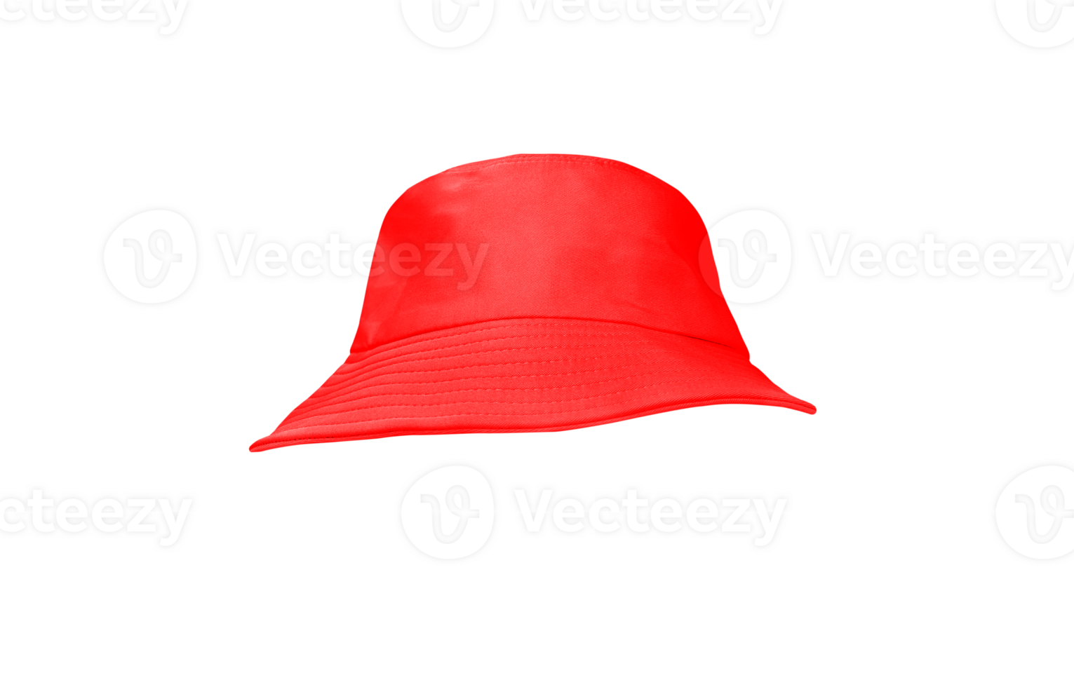 red bucket hat PNG transparent