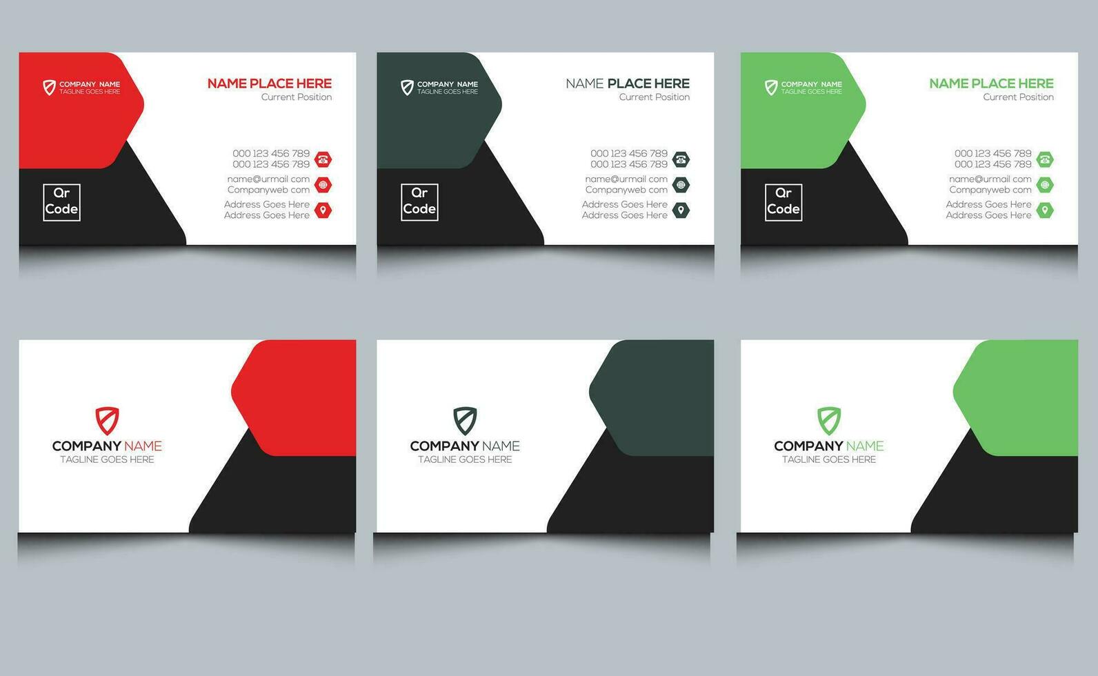 Simple abstract clean elegant real estate creative corporate modern professional company construction visiting name business card design template. vector