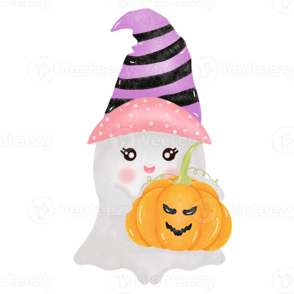 Cute Ghost Halloween collection png