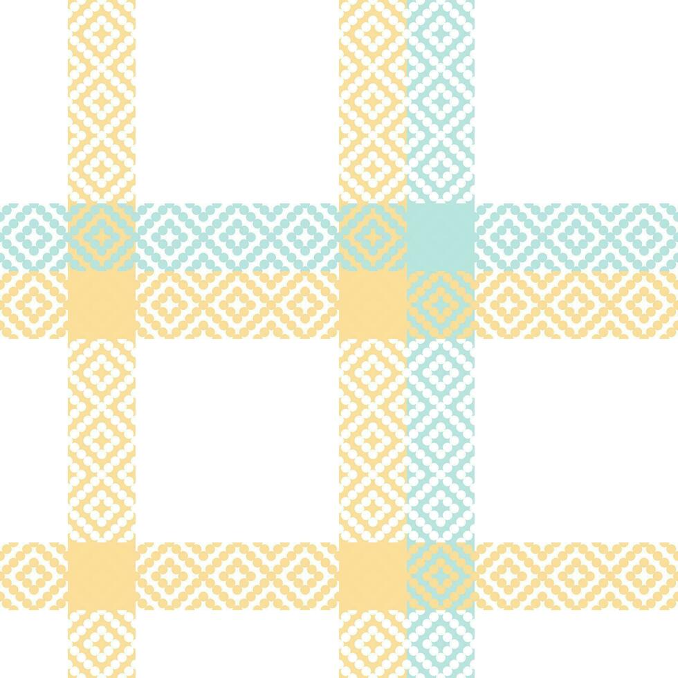 Tartan Plaid Vector Seamless Pattern. Traditional Scottish Checkered Background. Traditional Scottish Woven Fabric. Lumberjack Shirt Flannel Textile. Pattern Tile Swatch Included.