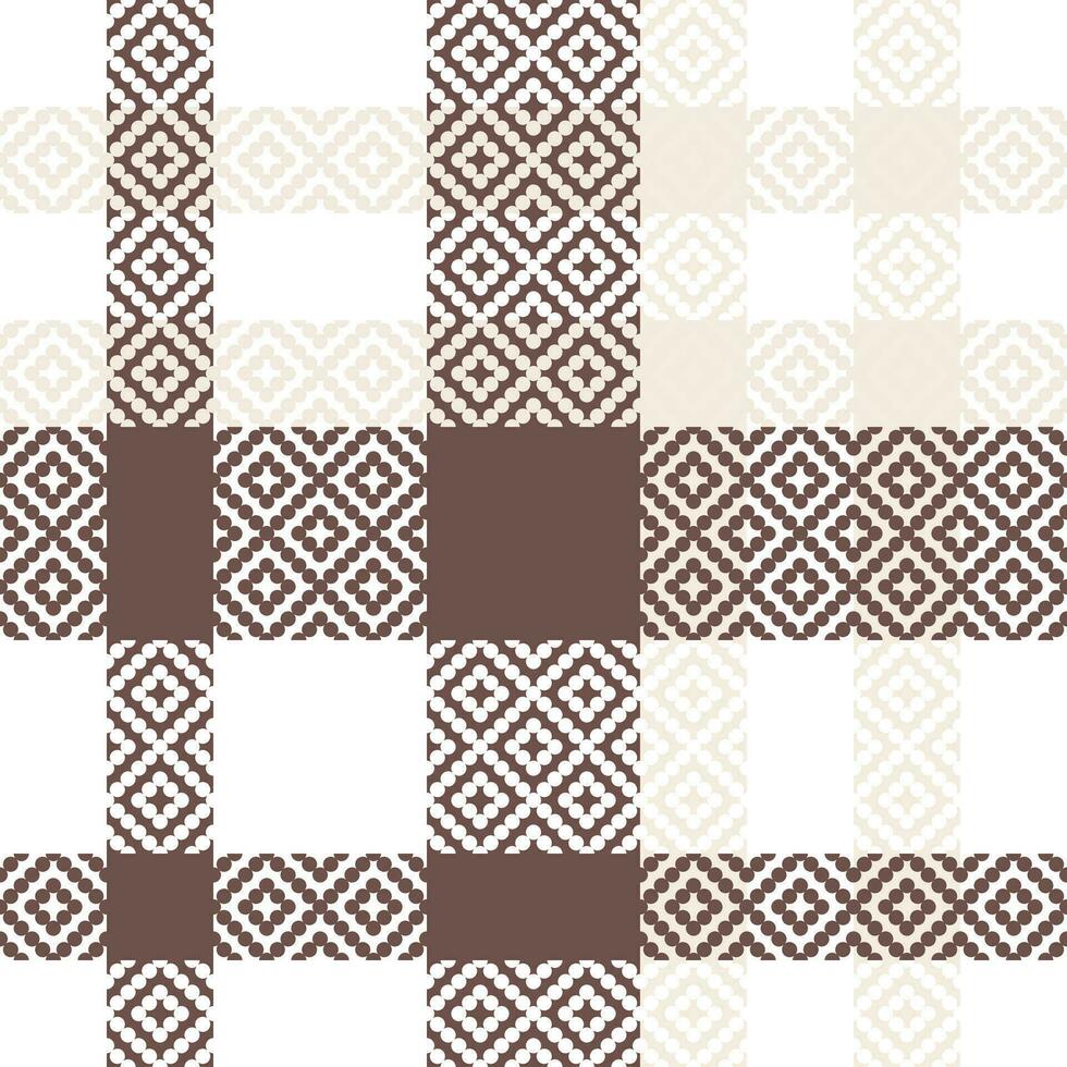 Classic Scottish Tartan Design. Traditional Scottish Checkered Background. Template for Design Ornament. Seamless Fabric Texture. vector