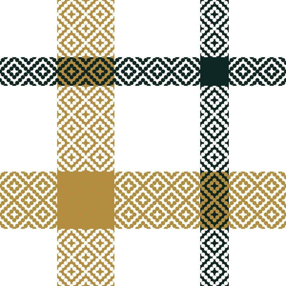 Tartan Pattern Seamless. Traditional Scottish Checkered Background. Traditional Scottish Woven Fabric. Lumberjack Shirt Flannel Textile. Pattern Tile Swatch Included. vector
