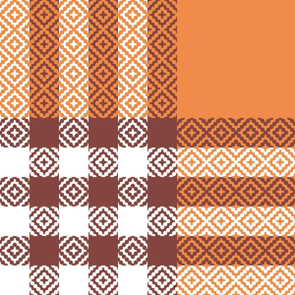 Scottish Tartan Plaid Seamless Pattern, Classic Scottish Tartan Design. Seamless Tartan Illustration Vector Set for Scarf, Blanket, Other Modern Spring Summer Autumn Winter Holiday Fabric Print.