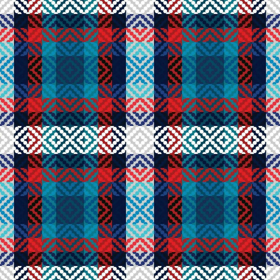 Tartan Plaid Seamless Pattern. Checkerboard Pattern. Traditional Scottish Woven Fabric. Lumberjack Shirt Flannel Textile. Pattern Tile Swatch Included. vector