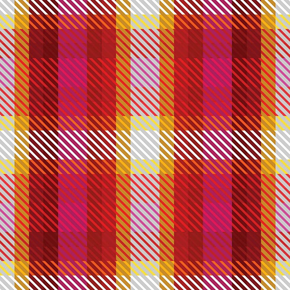 Scottish Tartan Plaid Seamless Pattern, Classic Scottish Tartan Design. Traditional Scottish Woven Fabric. Lumberjack Shirt Flannel Textile. Pattern Tile Swatch Included. vector