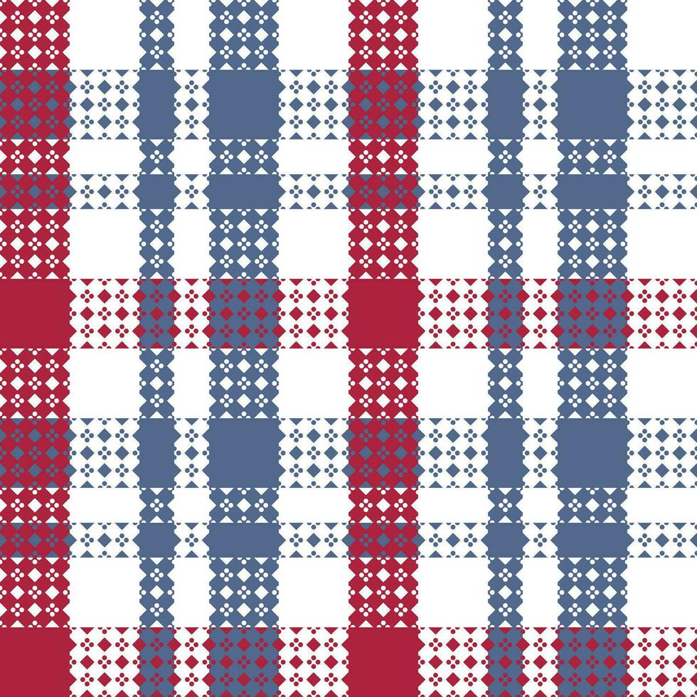 Tartan Plaid Vector Seamless Pattern. Traditional Scottish Checkered Background. Flannel Shirt Tartan Patterns. Trendy Tiles for Wallpapers.
