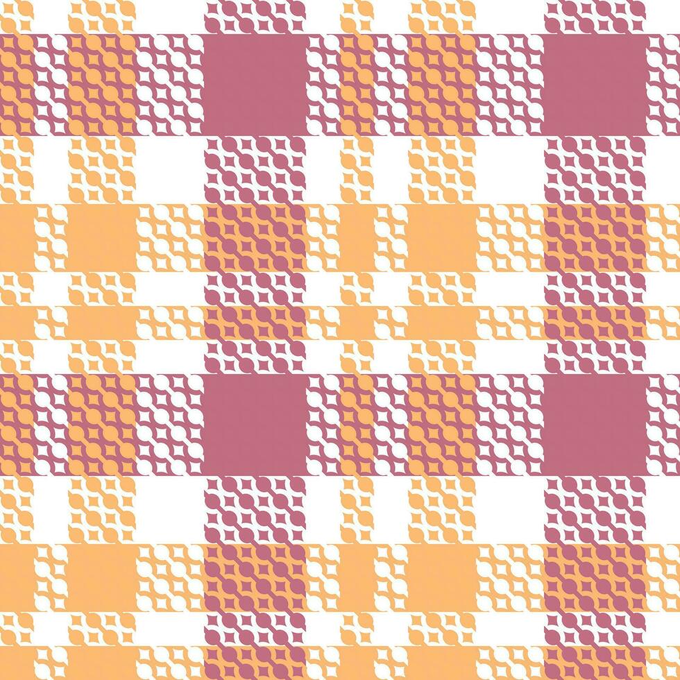 Tartan Plaid Pattern Seamless. Checkerboard Pattern. Template for Design Ornament. Seamless Fabric Texture. Vector Illustration