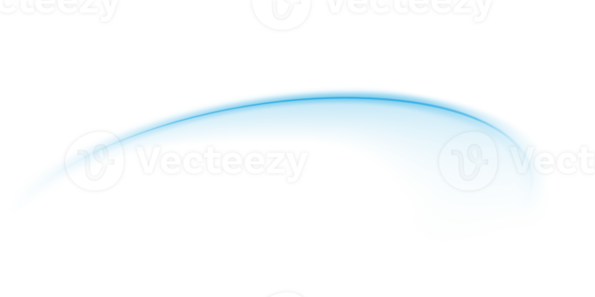 The edge of a blue solar eclipse on transparent background. Blue eclipse for product advertising, natural phenomena, horror concept and others. png