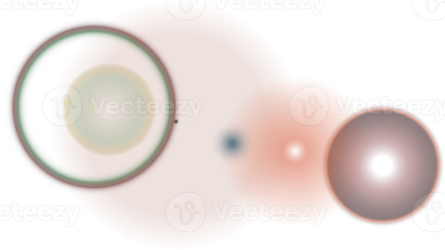 Glare isolated on transparent background. Lens flare light effect. png