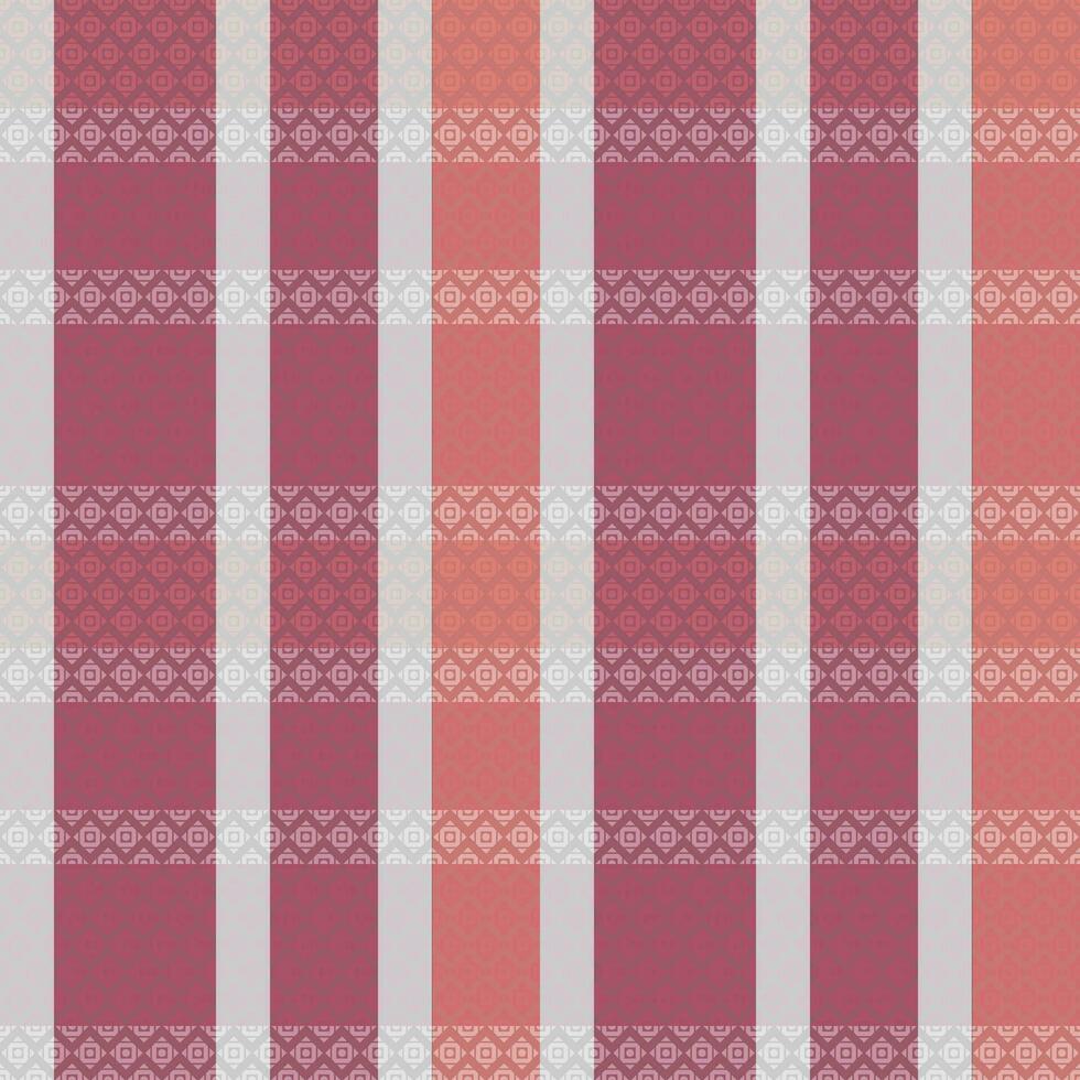 Tartan Plaid Pattern Seamless. Checkerboard Pattern. Template for Design Ornament. Seamless Fabric Texture. Vector Illustration