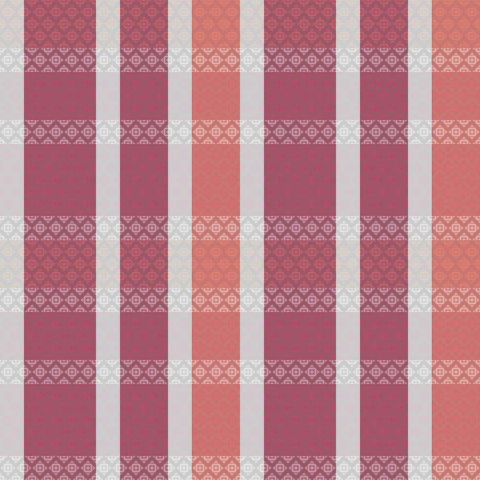 Tartan Plaid Pattern Seamless. Checkerboard Pattern. Template for Design Ornament. Seamless Fabric Texture. Vector Illustration