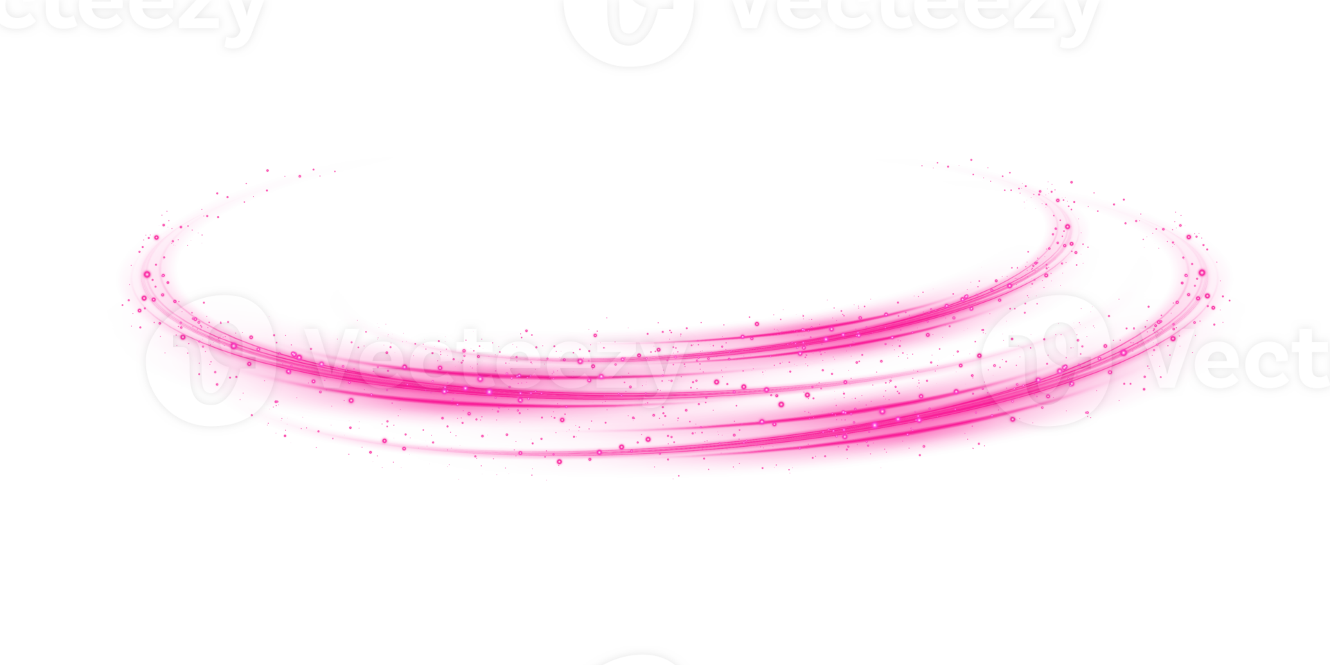 Pink magic spirals with sparkles. Pink light effect. Glitter particles with lines. Swirl effect. png