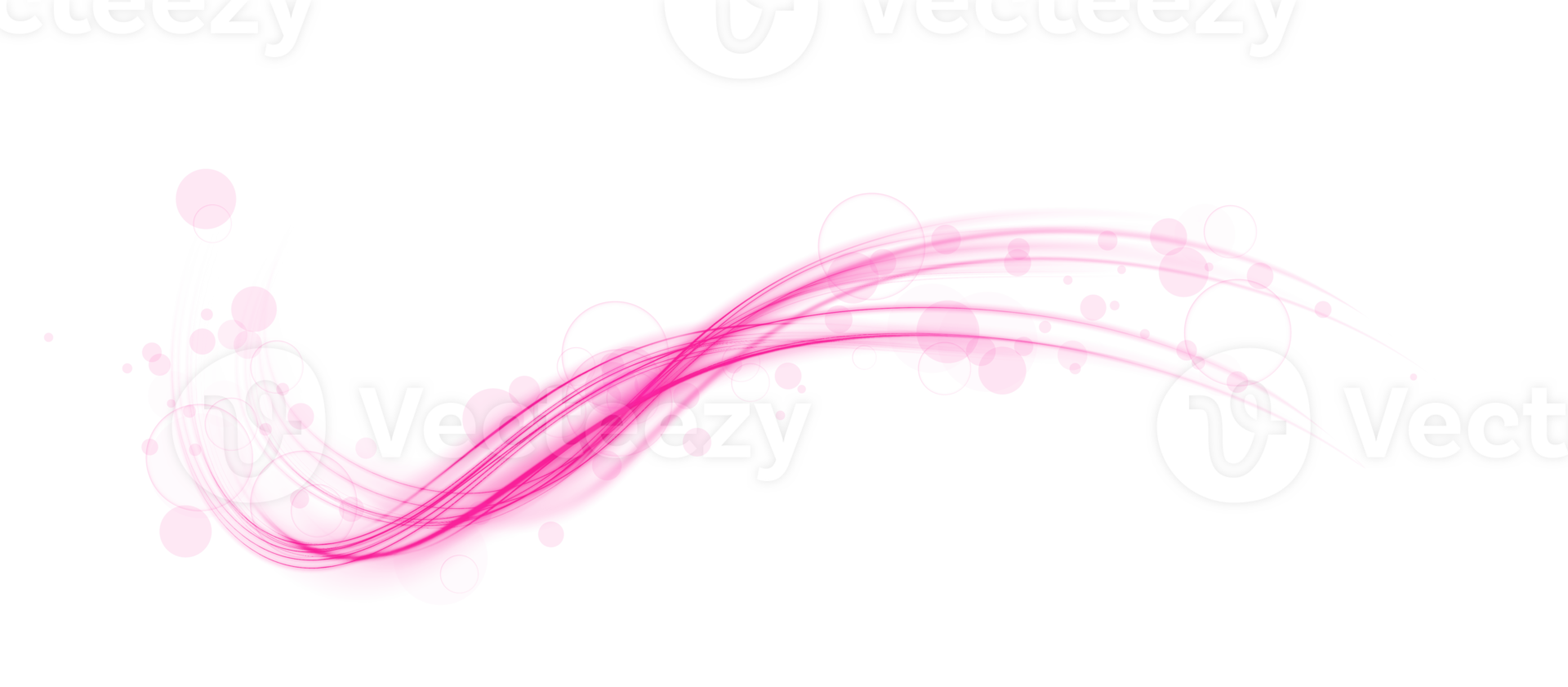 Pink magic spirals with sparkles. Pink light effect. Glitter particles with lines. Swirl effect. png