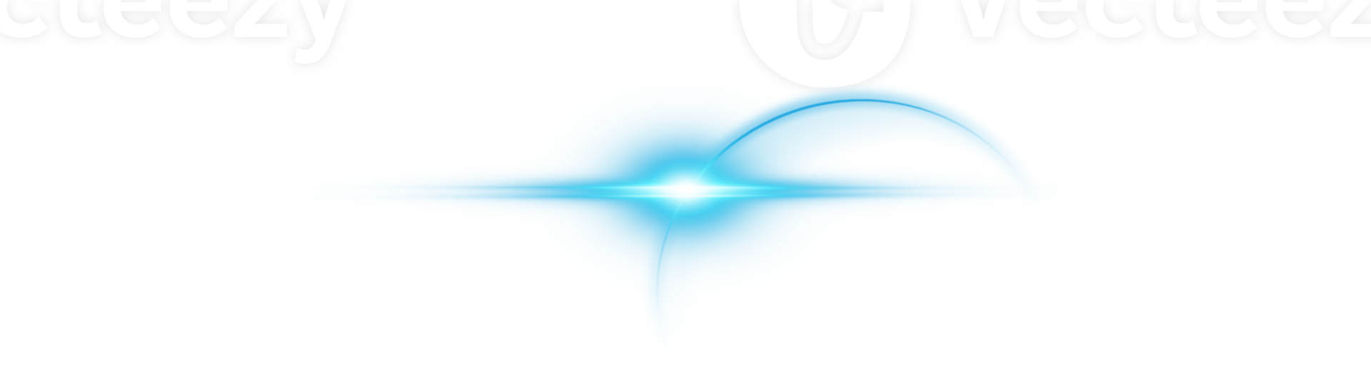 The edge of a blue solar eclipse on transparent background. Blue eclipse for product advertising, natural phenomena, horror concept and others. png