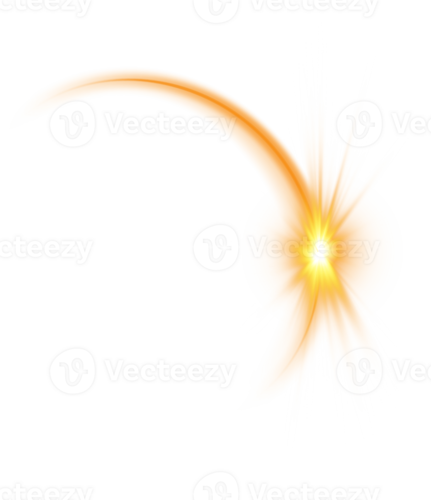 de rand van een gouden zonne- verduistering Aan transparant achtergrond. gouden verduistering voor Product reclame, natuurlijk fenomenen, verschrikking concept en anderen. png