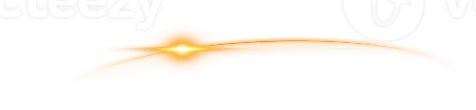 The edge of a golden solar eclipse on transparent background. Golden eclipse for product advertising, natural phenomena, horror concept and others. png