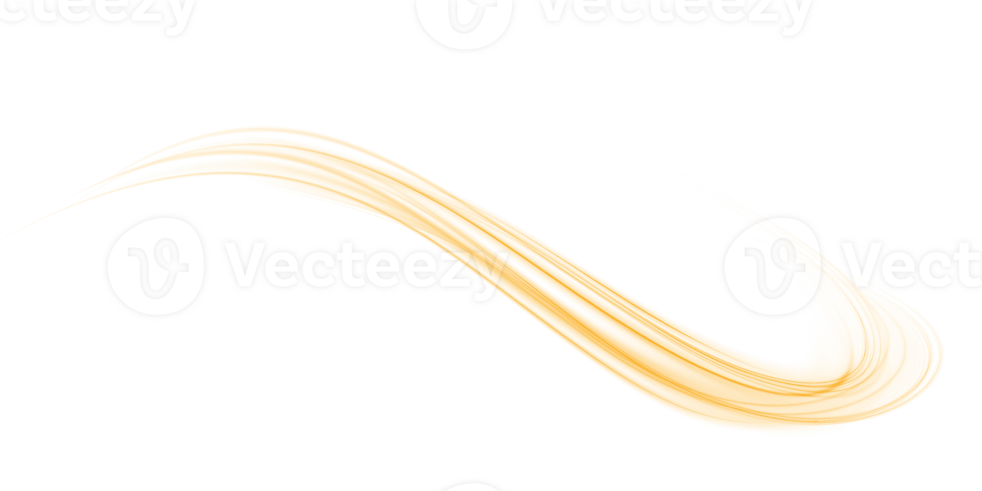 Yellow magic spirals with sparkles. Yellow light effect. Glitter particles with lines. Swirl effect. png