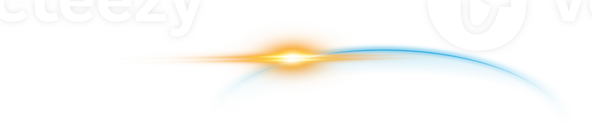 The edge of a golden solar eclipse on transparent background. Golden eclipse for product advertising, natural phenomena, horror concept and others. png