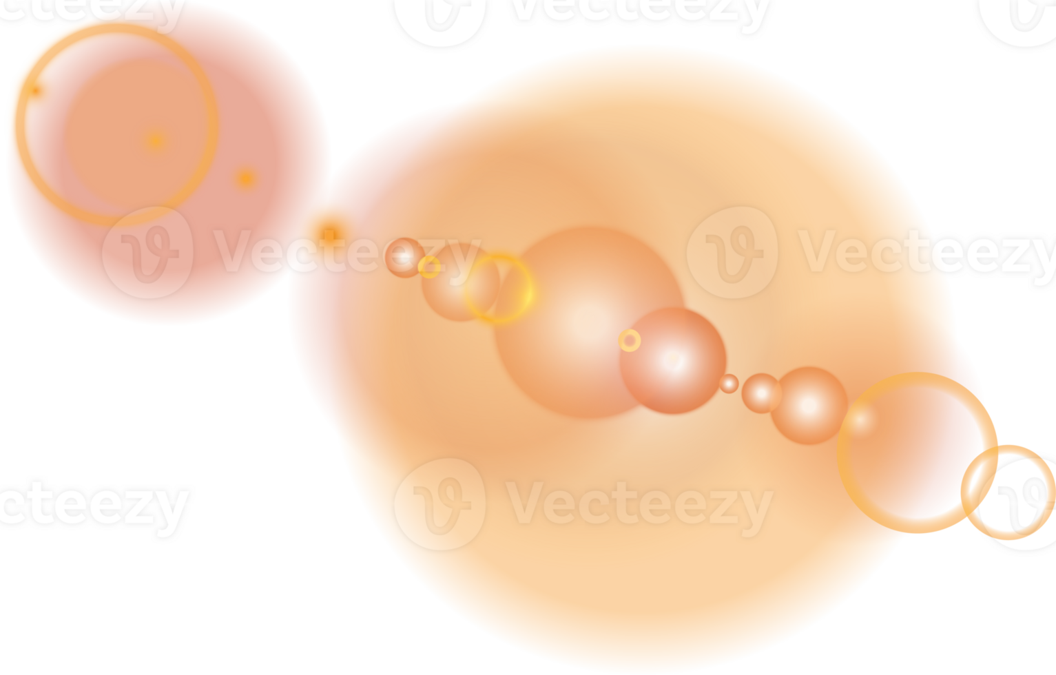 Yellow Sun rays with beams and glare isolated on transparent background. Lens flare light effect. png