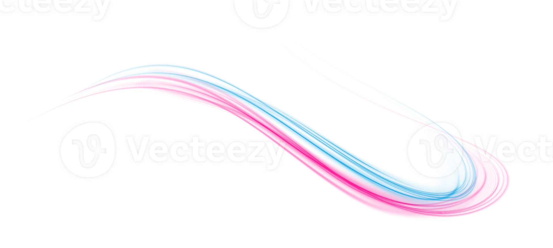 Pink and blue magic spirals with sparkles. Pink and blue light effect. Glitter particles with lines. Swirl effect. png