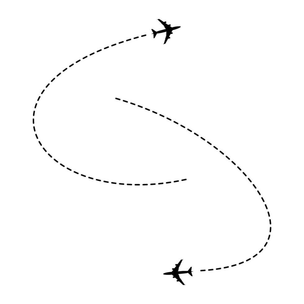 Air flight vector icon. route illustration sign. air tickets symbol. travel logo or mark.