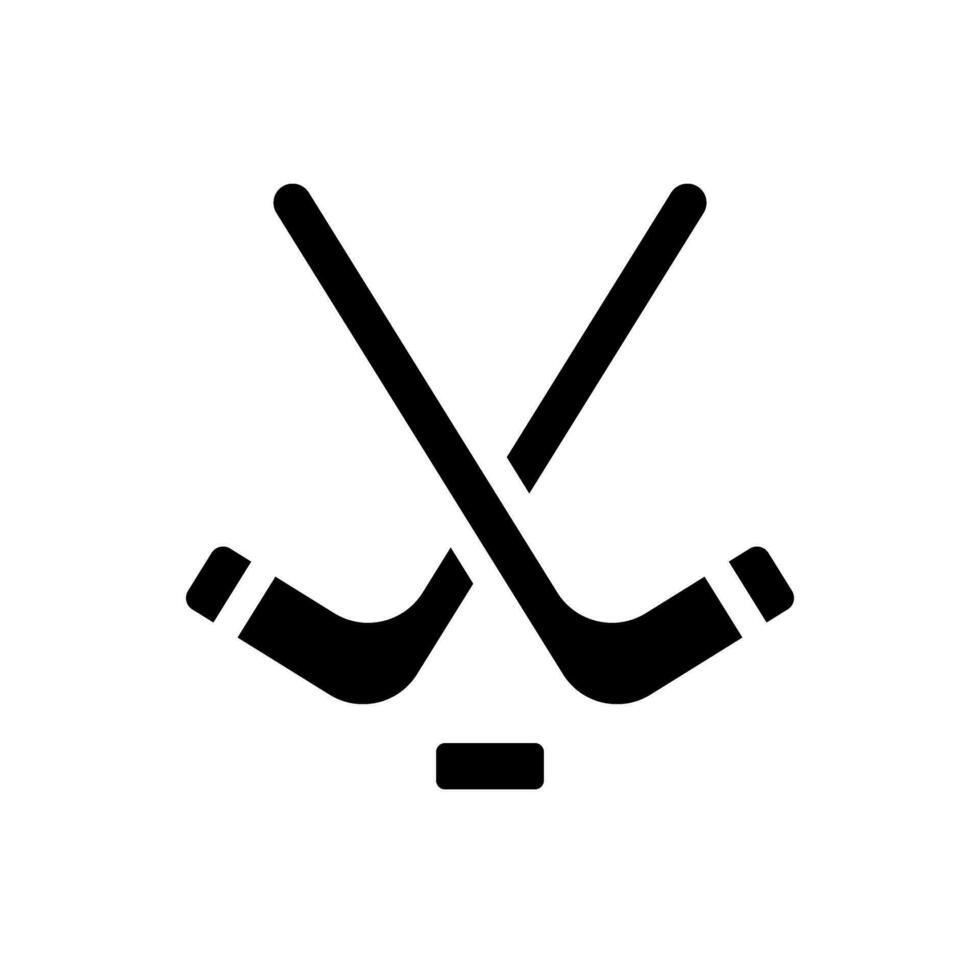 hockey vector icono. deporte ilustración signo. Deportes equipo símbolo o logo.