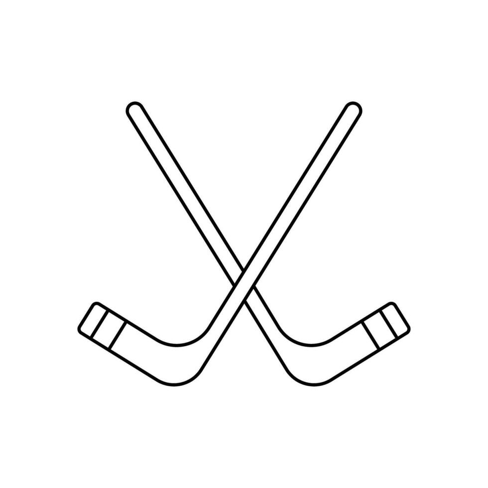 hockey vector icono. deporte ilustración signo. Deportes equipo símbolo o logo.