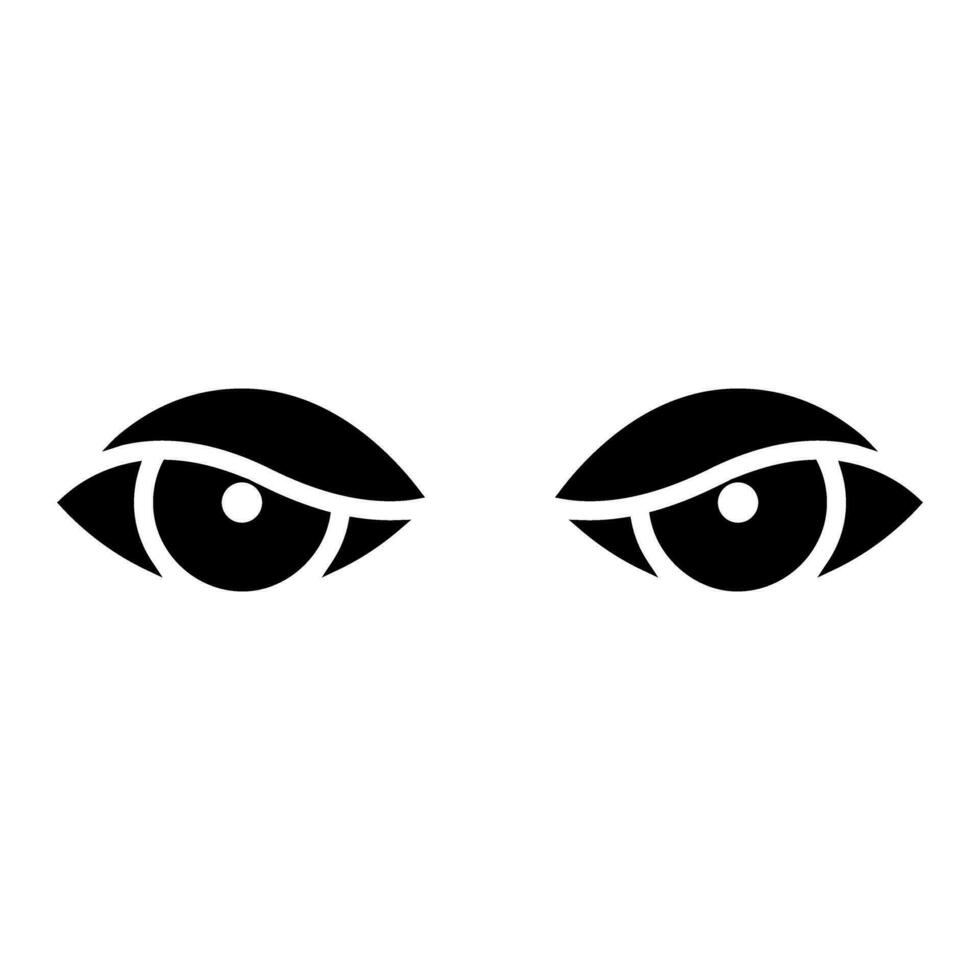 Eye icon vector. look illustration sign. watch symbol. view logo. vector