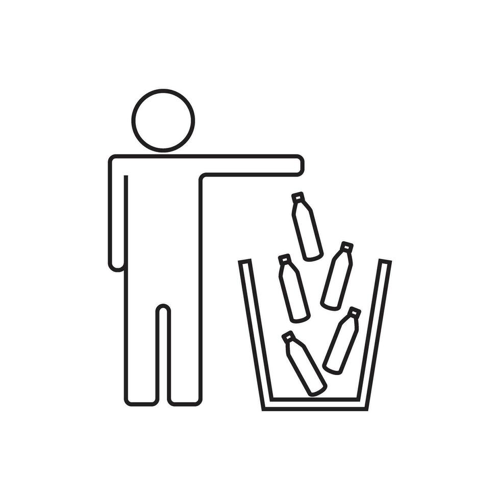 reciclar vector icono. ecología ilustración signo. reciclaje símbolo. eco logo.