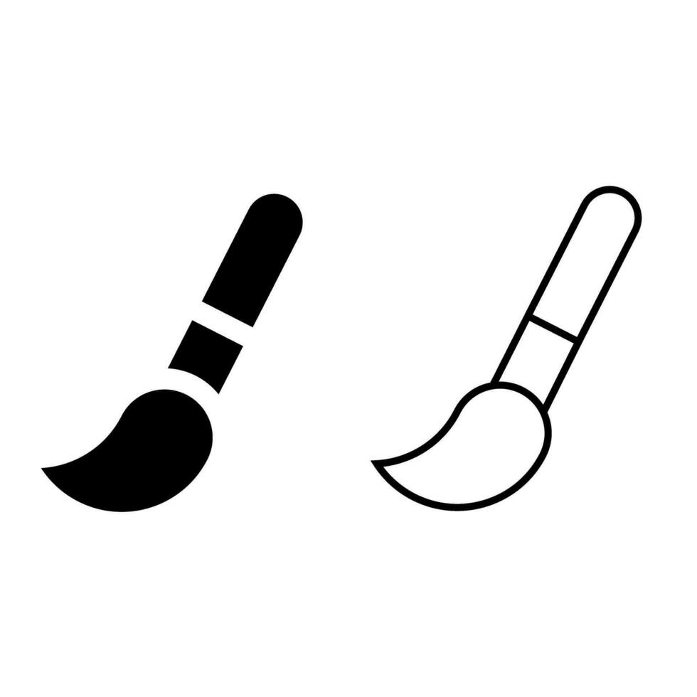 Drawing icon vector set. brush illustration sign collection. portrayal sign or symbol.