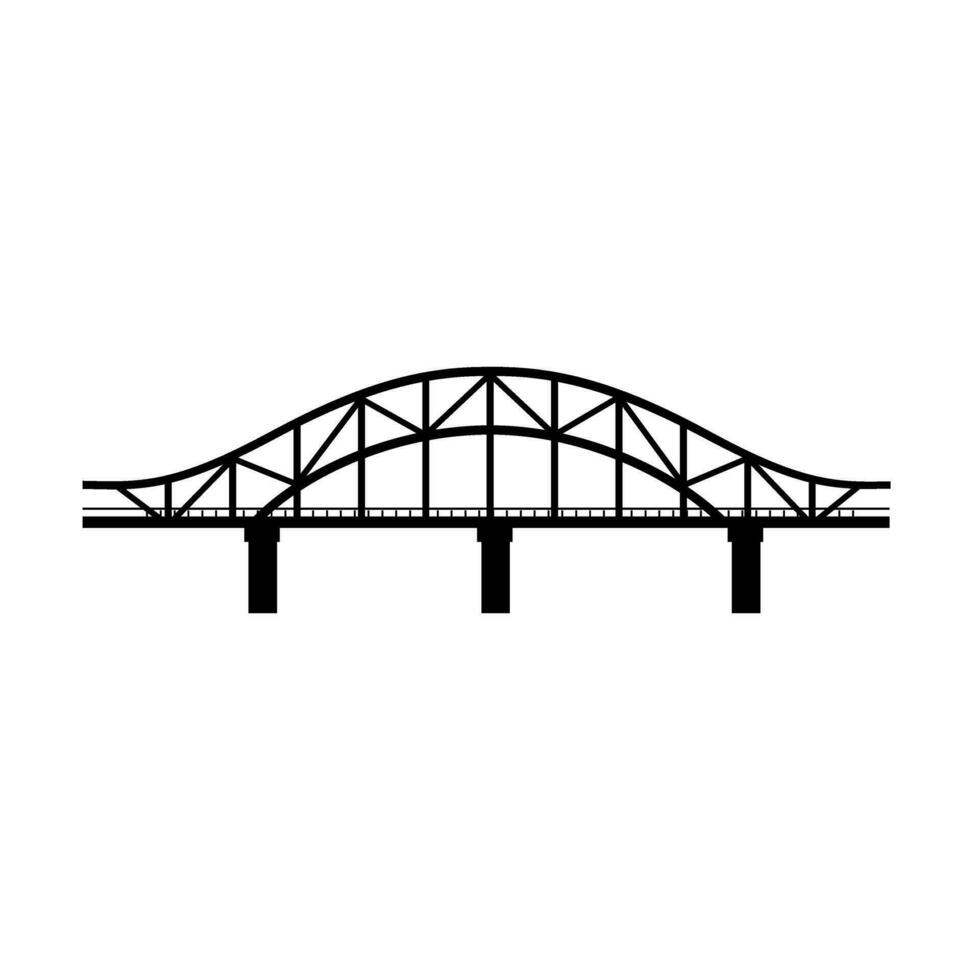 Bridge icon vector. architecture illustration sign. construction symbol or logo. vector