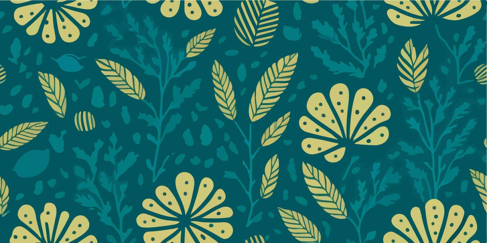 Tropical Tapestry, Captivating the Beauty of Marigold Patterns in Spring vector