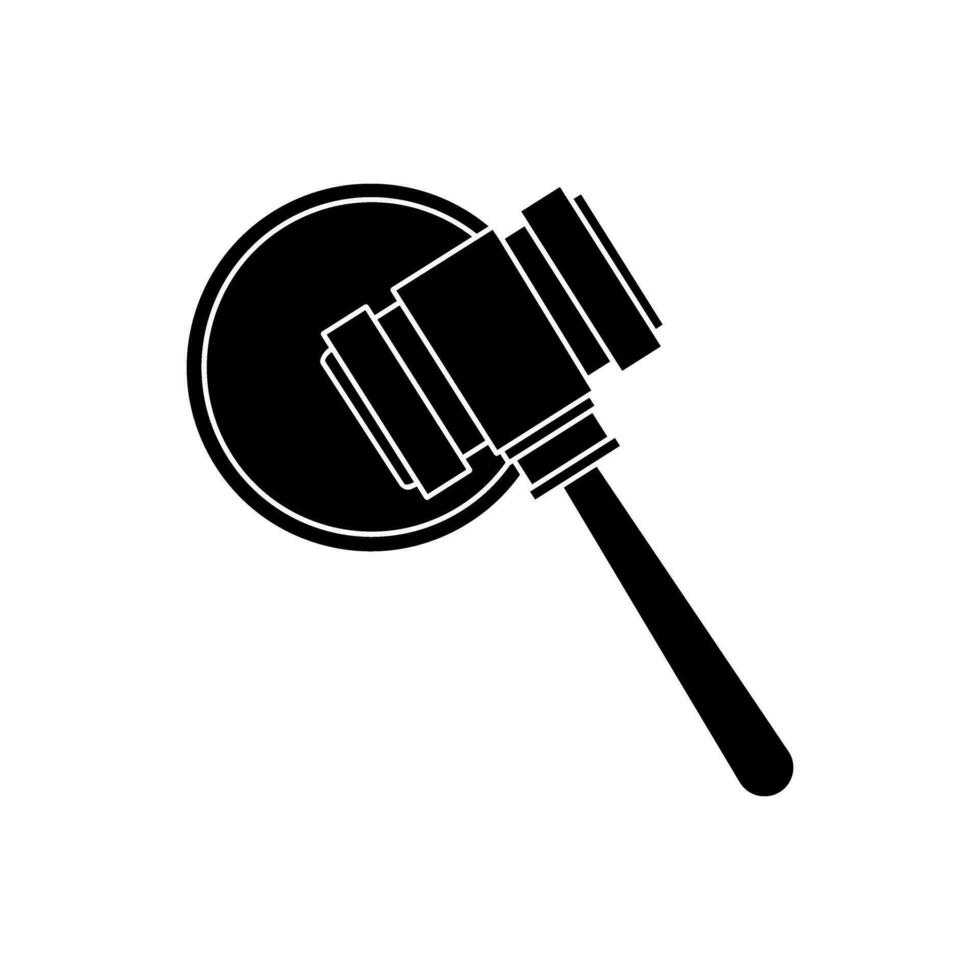 Law icon vector. justice illustration sign. court symbol. vector