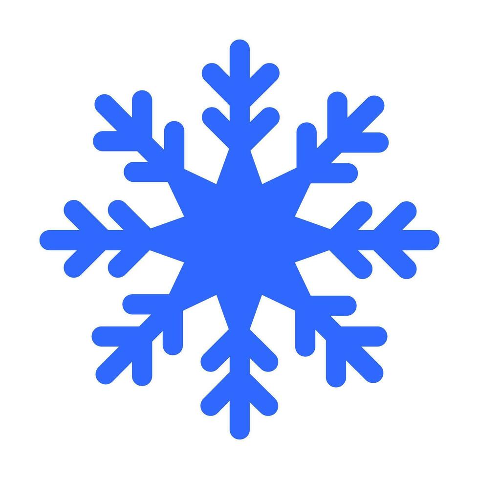 Snowflake icon vector. Winter illustration sign. Snow symbol. New Year logo. vector