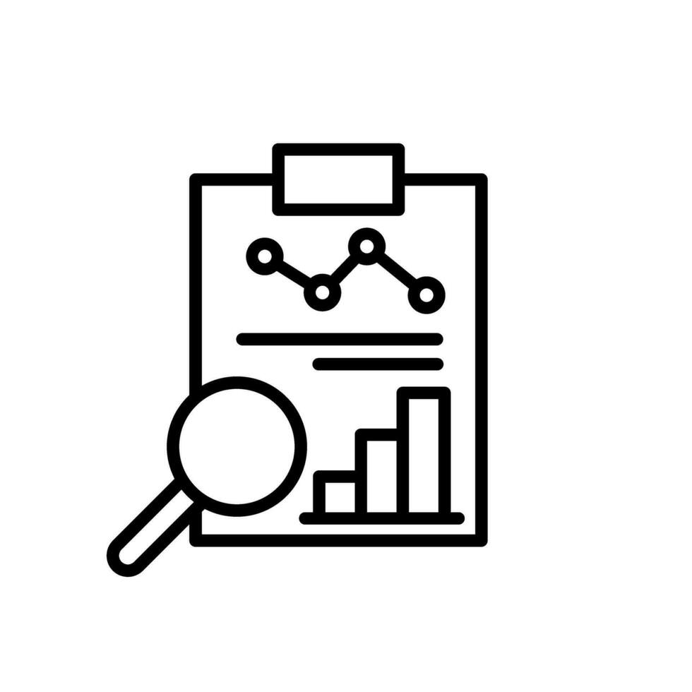 Business analytics icon vector. Data analysis illustration sign. data science symbol. profit graph logo. vector