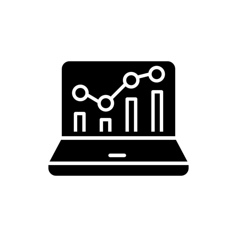 negocio analítica icono vector. datos análisis ilustración signo. datos Ciencias símbolo. lucro grafico logo. vector