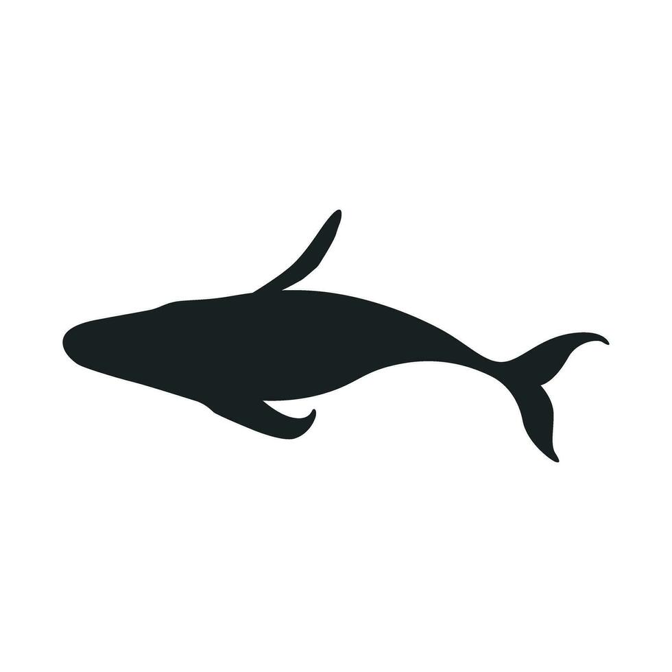 Whale icon vector. Sperm whale illustration sign. Fish symbol. Ocean logo. vector