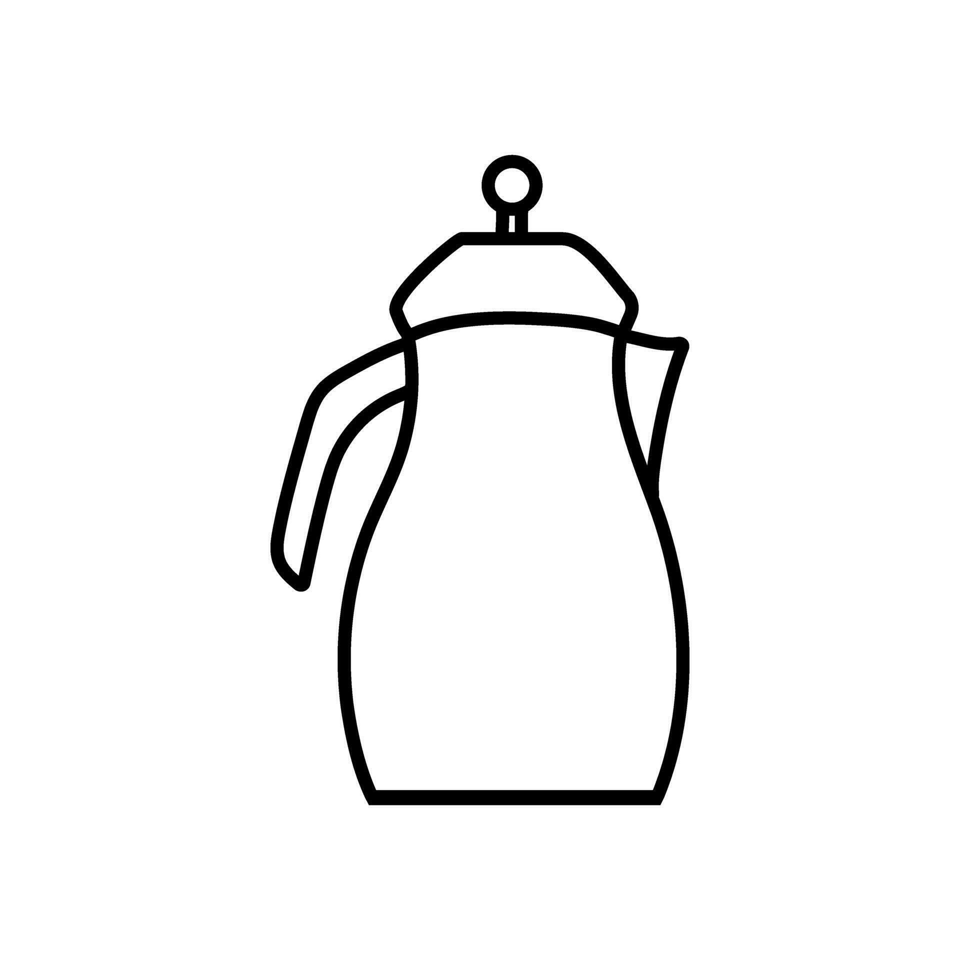 Teapot icon vector. Kettle illustration sign. Tea symbol. Teakettle