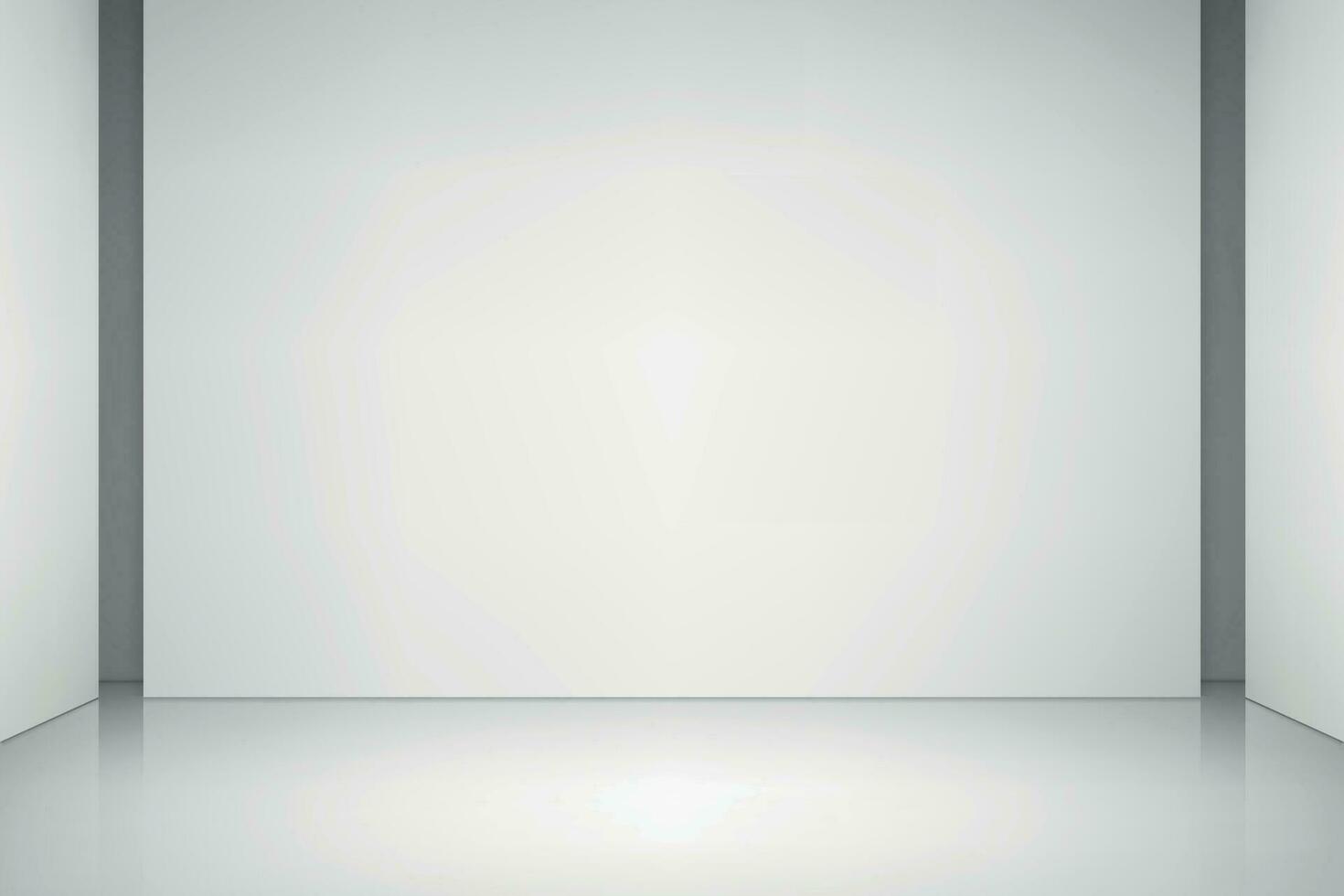 Empty studio room background with spotlight. vector