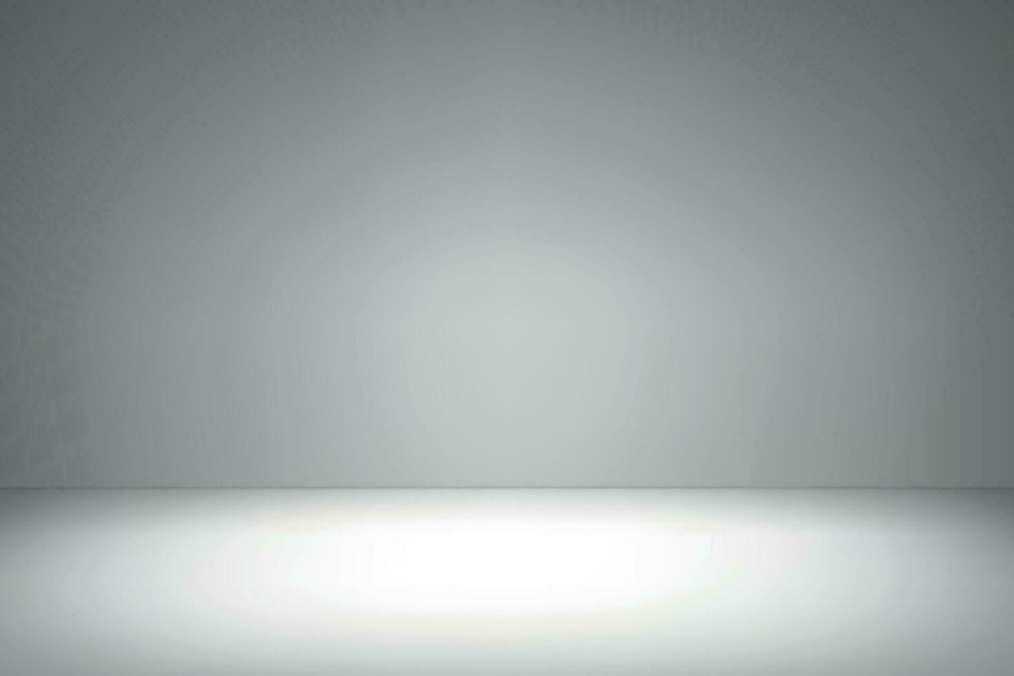 Empty studio room background with spotlight. vector