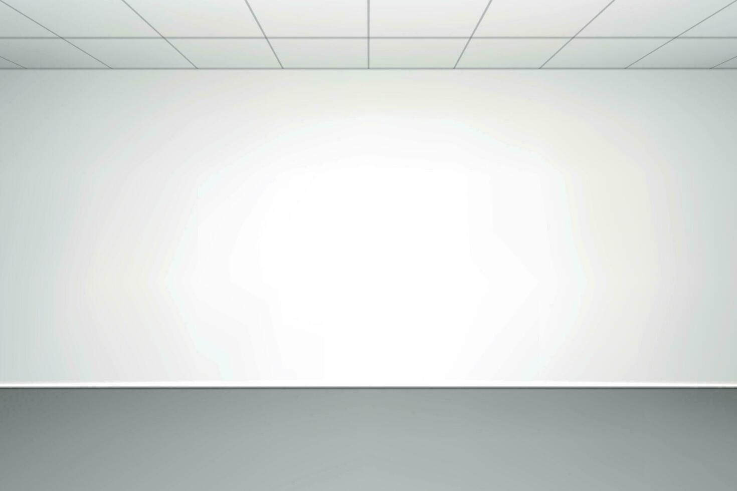 Empty studio room background with spotlight. vector