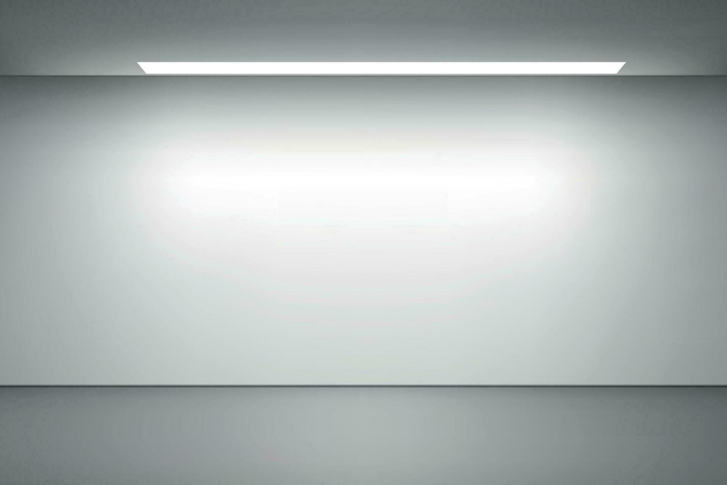 Empty studio room background with spotlight. vector