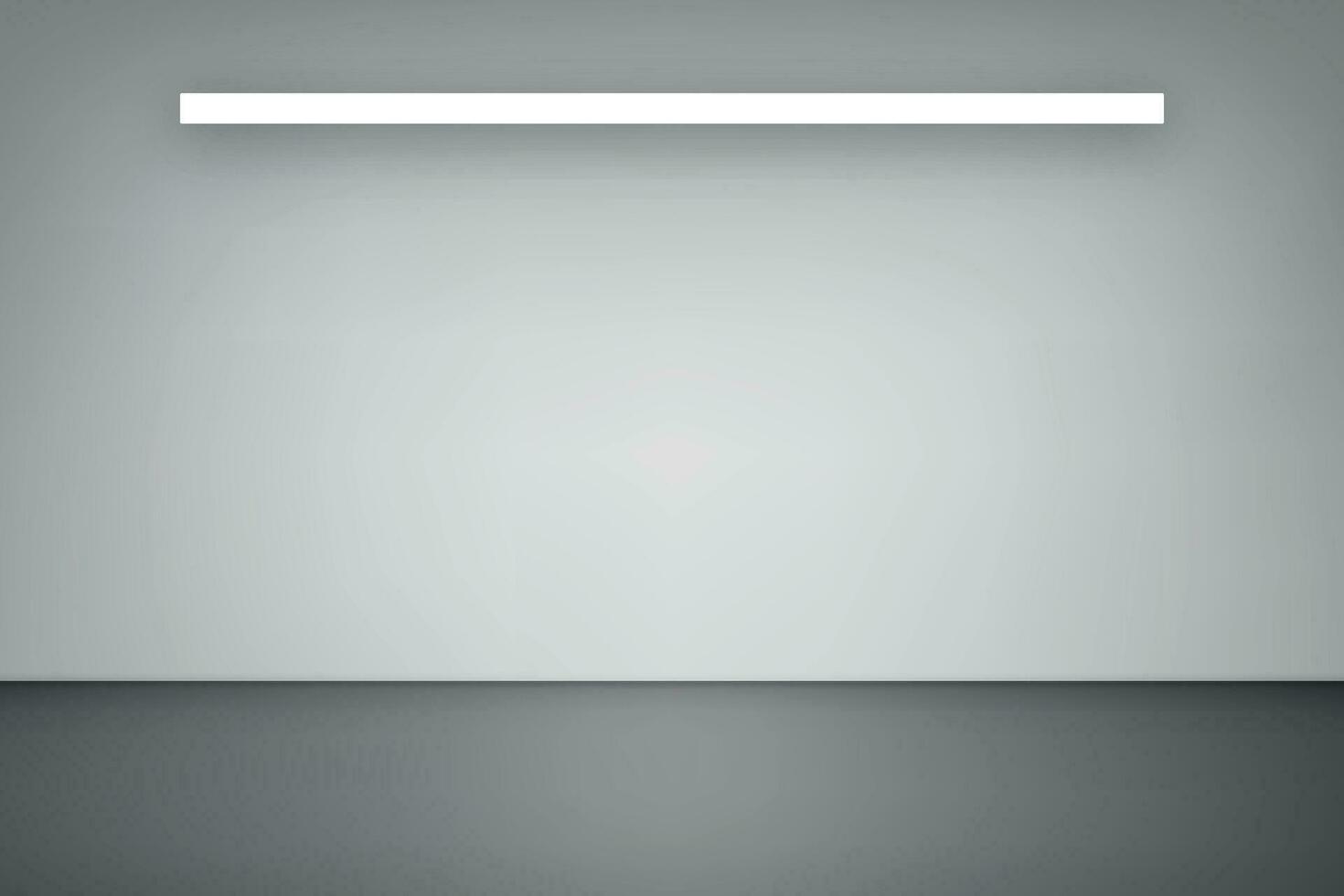 Empty studio room background with spotlight. vector