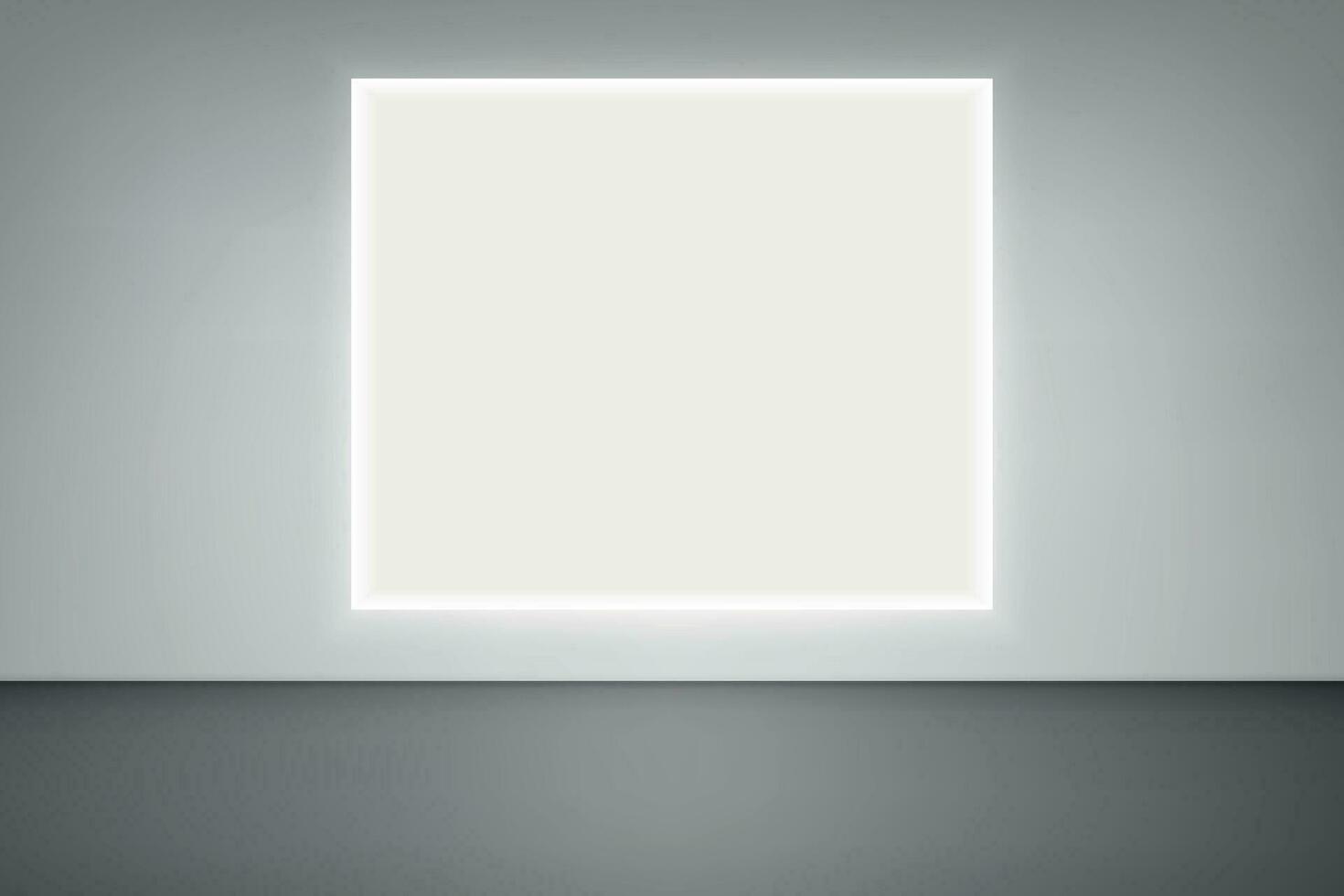 Empty studio room background with spotlight. vector
