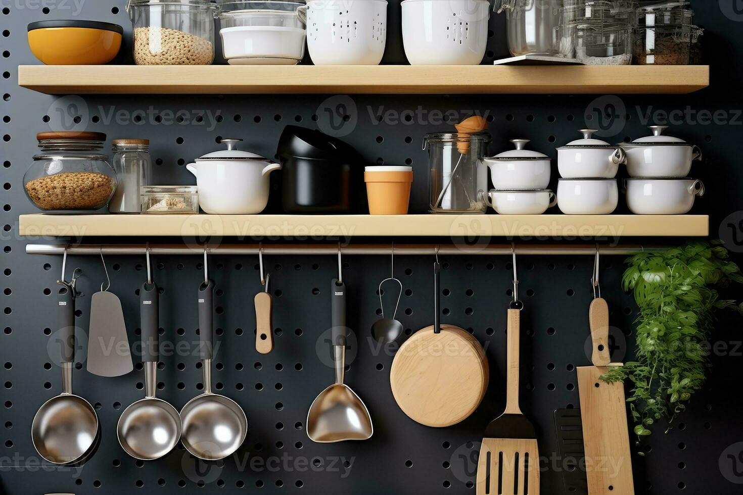 moderno cocina tablero de clavijas profesional publicidad comida fotografía ai generado foto